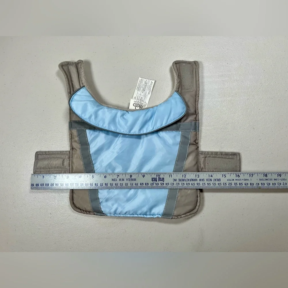 Top Paw Blue/grey polyester/Fleece Pet Jacket
